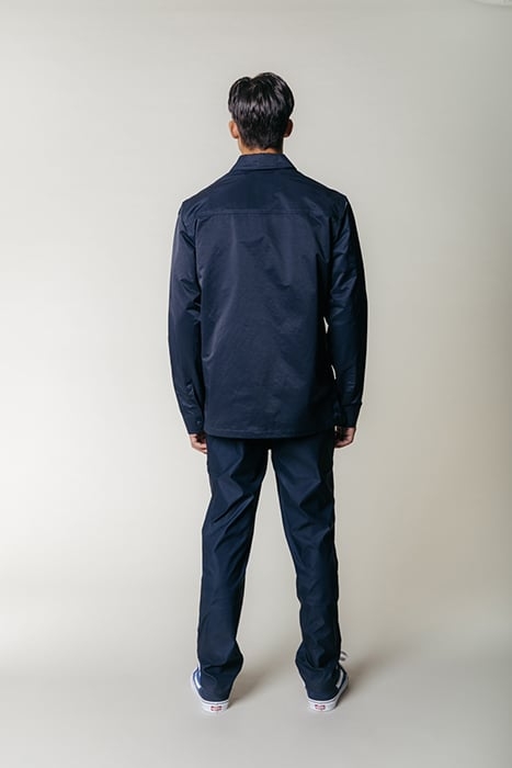 LUKE ZIP SHIRT DEEPEST BLUE 2