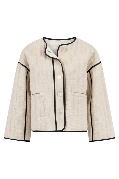 CINNAMON JACKET ECRU 3