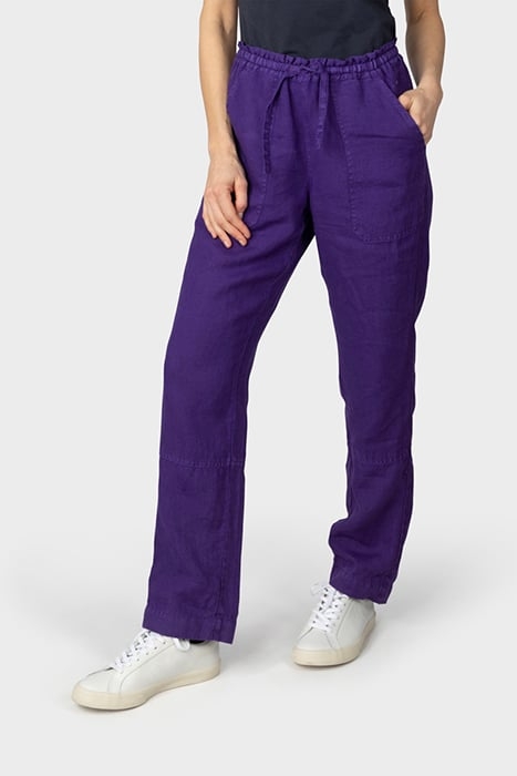 TROUSER WOVEN LONG PARACHUTE PURPLE 1