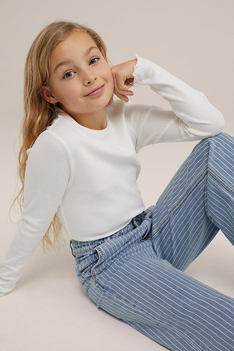 5-POCKET HIGH WAIST LIGHT BLUE 5