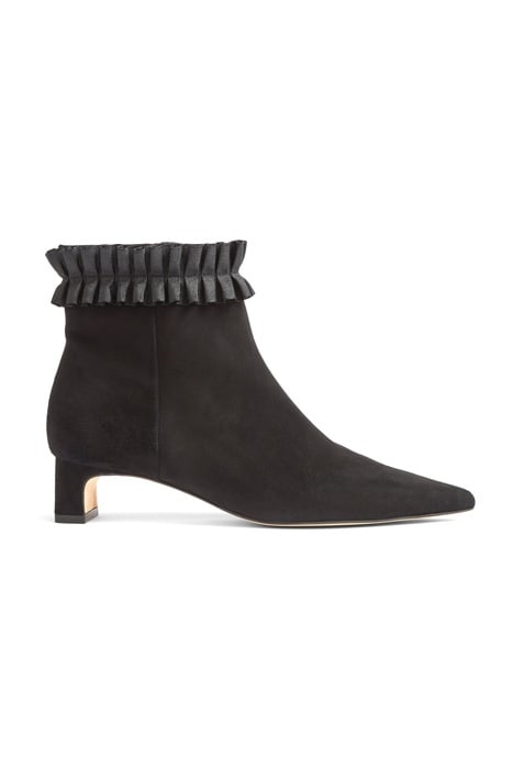 SASKIA POINTED RUFFLE BLACK 1