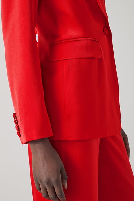 JK SEYDOUX SHAWL COLLAR CHERRY 8