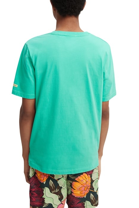 GRAPHIC COTTON JERSEY T-SHIRT SMASH MINT 2