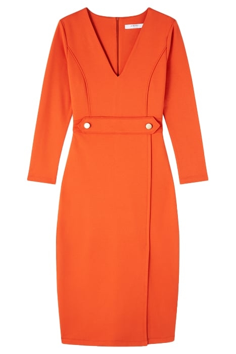 DR SARAH JERSEY DRESS ORANGE 4