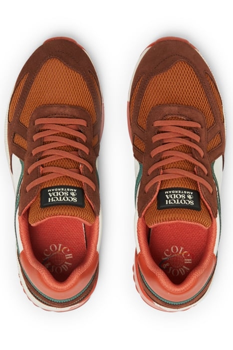 BOYS VIVEXIO SNEAKER BROWN MULTI 3