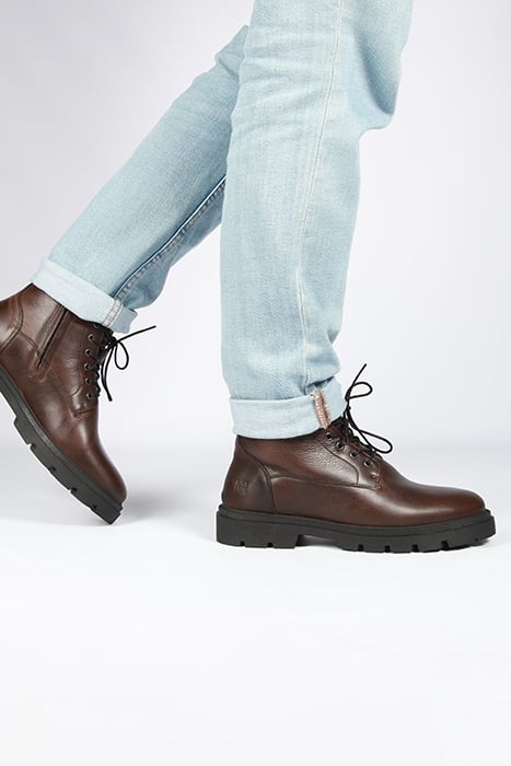 BLACKSTONE - BRODY AG330 BROWN - LACE-UPS BROWN 4