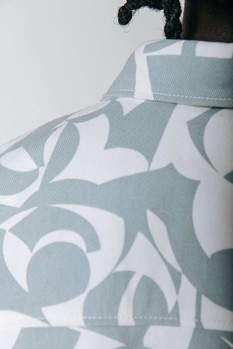 PARKER SWIRL SHIRT GREY BLUE 4