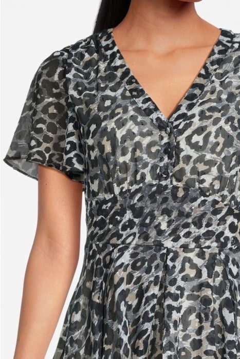 FELICIA FLARE DRESS LEO GOLDEN TOUCH 4