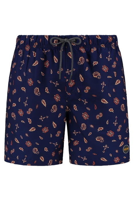 MEN SWIMSHORT PAISLEY DARK NAVY 4