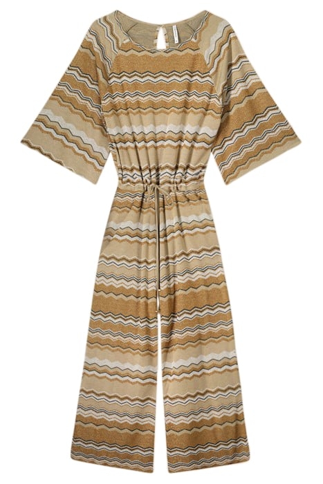 JUMPSUIT ZIG ZAG LUREX JACQUARD DESERT 3