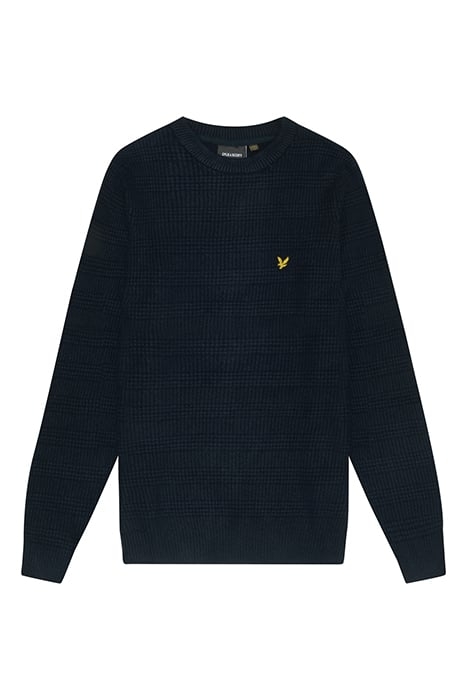 WAFFLE KNIT JUMPER DARK NAVY 4