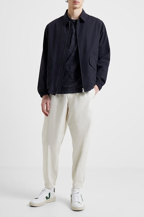 PEACHED COTTON COACH JACKET BLACK ONYX 2