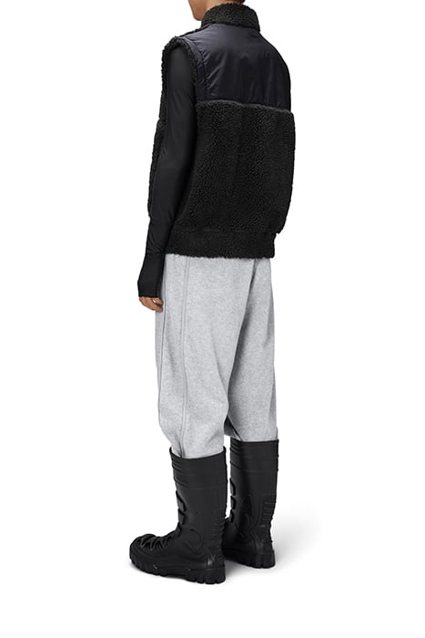 UNISEX KOFU FLEECE BOMBER VEST T1 BLACK 5