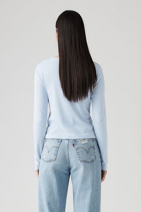 GRAPHIC LONG-SLEEVED TOP BLUE 2