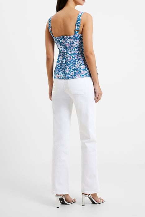 DREANNA FLORES TOP BLUE 2