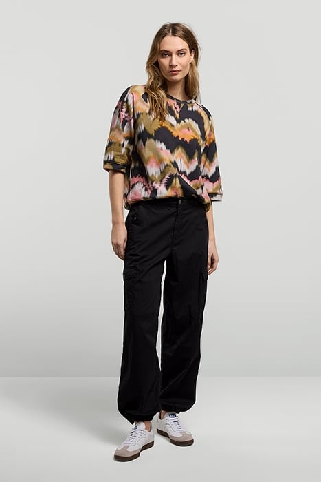 CARGO PANT TECHNICAL STRETCH TWILL BLACK 2