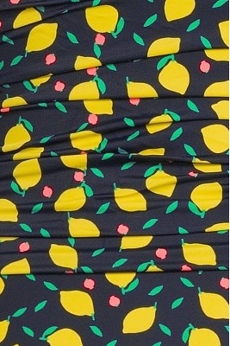 TALAMANCA SWIMSUIT NAVY, LEMON FRUIT 5