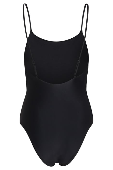 ATHLEISURE LOGO 1 PC SWIM SUIT BLACK 2
