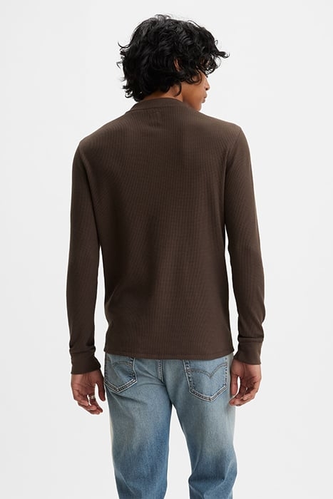 LS LONG-SLEEVED T-SHIRT BROWN 2