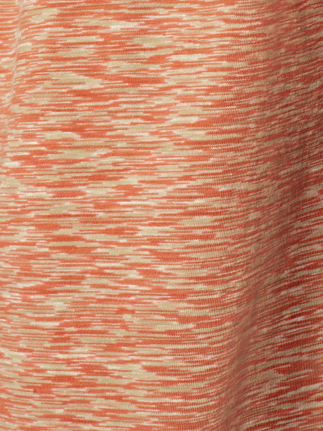 T-SHIRT CREWNECK MULTI COLOURED MELANGE STRIPES MELON 7