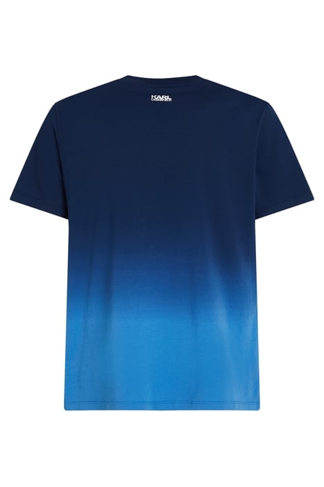 DEGRADE DIP DYE LOGO TSHIRT BLACK IRIS 2