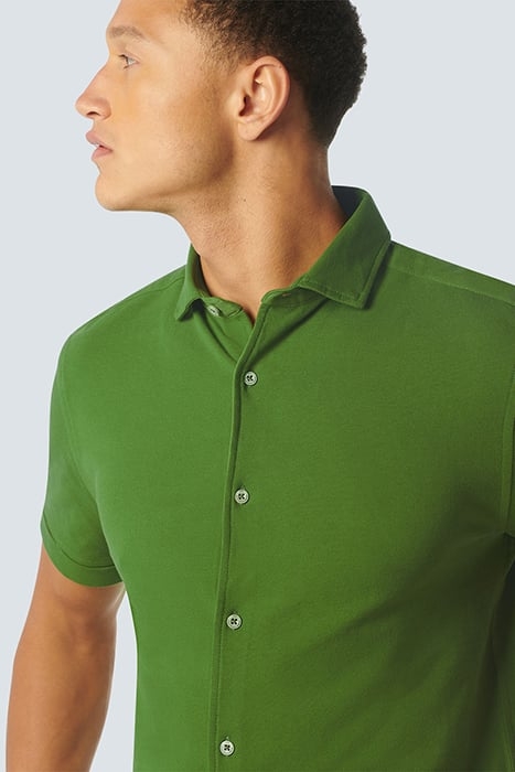 SHIRT SHORT SLEEVE JERSEY SOLID PIQUE GREEN 6