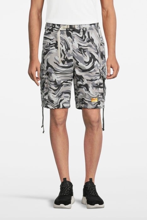 ABC. – WARPED CAMO CARGO SHORT 1