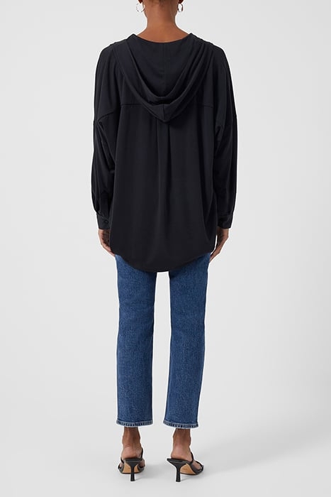 RENYA MODAL JERSEY HOODIE BLACK 2