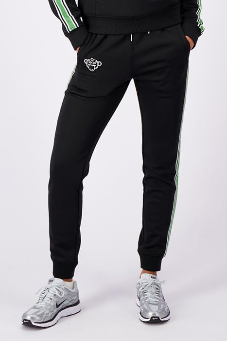 MIAMI TAPED TRACKPANTS BLACK 1