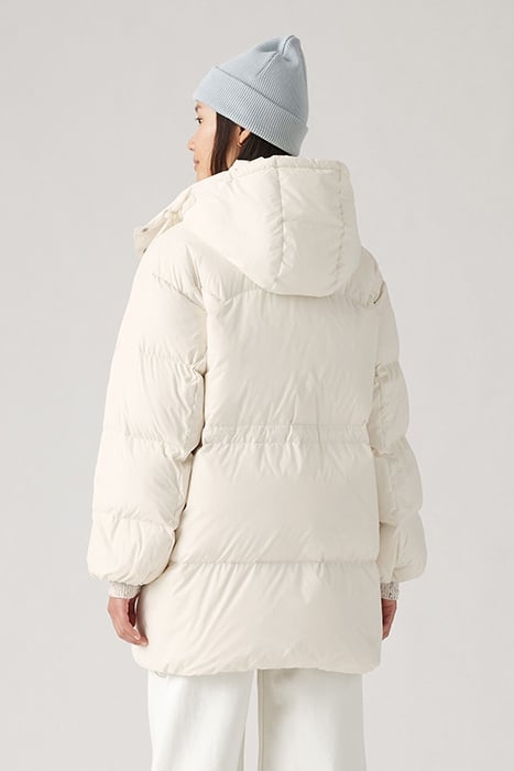 MID PUFFER COAT IN ECRU 2