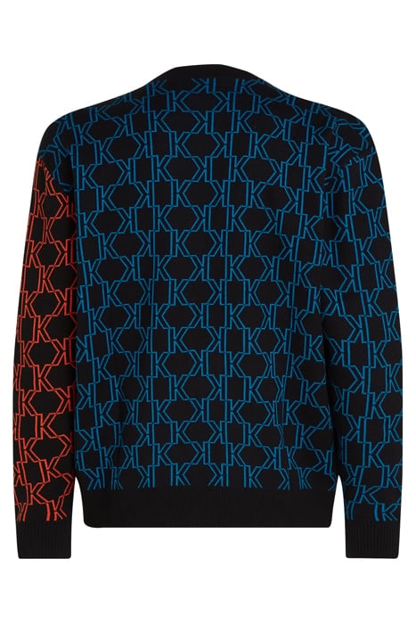 COLORFUL MONOGRAM CARDIGAN MULTI 2