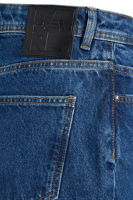 DARK BLUE LOOSE DENIM SHORT DARK BLUE 3