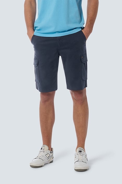 SHORT CARGO GARMENT DYED + STONE WASHED STRETCH NIGHT 1