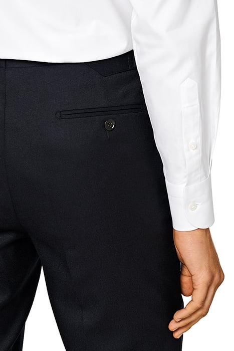 WHITE CLASSIC COLLAR ONE PIECE SLIM FIT SHIRT WHITE 6