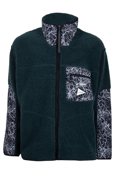 ADIDAS X AND WANDER – TERREX FLEECE JACKET GREEN 1