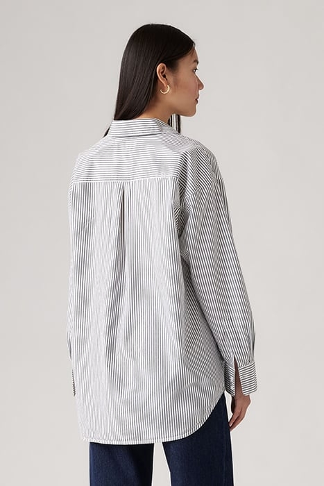 PIECED BUTTON-DOWN SHIRT WHITE 2