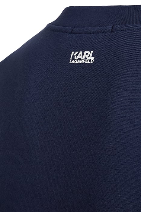 KARL LAGERFELD LOGO VNK SWEAT BLACK IRIS 3