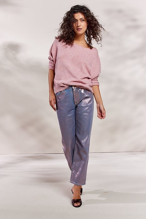 ZOE-STRAIGHT JEANS COMFORD STRETCH DENIM ANTIQUE PINK 2