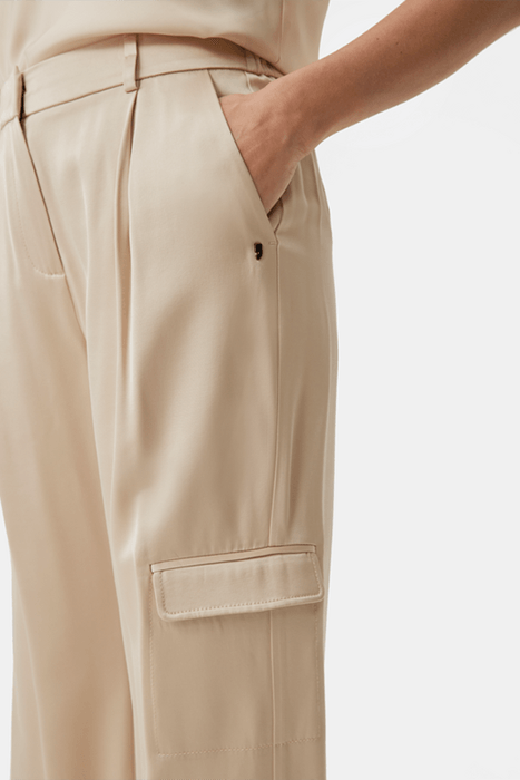 MID-RISE WIDE LEG TROUSER BROWN 4