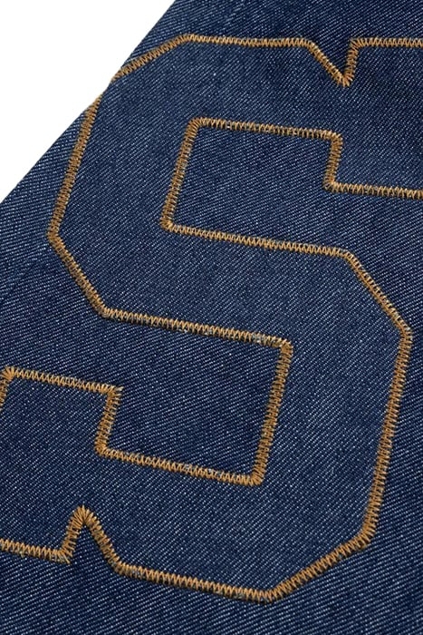SAINTWOODS – PATCH RAW DENIM INDIGO BLUE 5