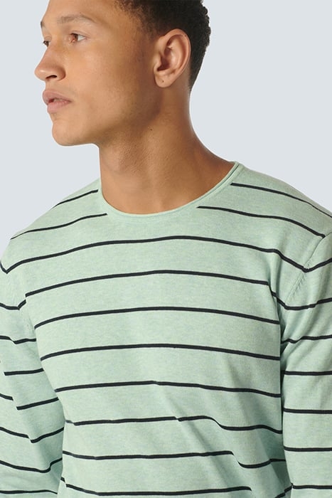 PULLOVER CREWNECK STRIPE MINT 6
