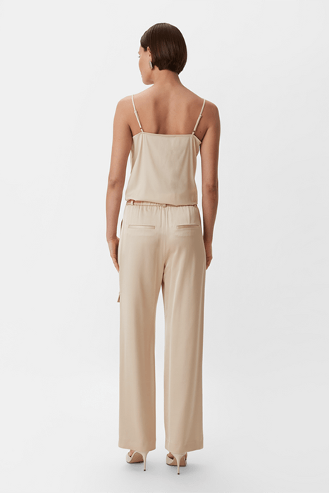 MID-RISE WIDE LEG TROUSER BROWN 2