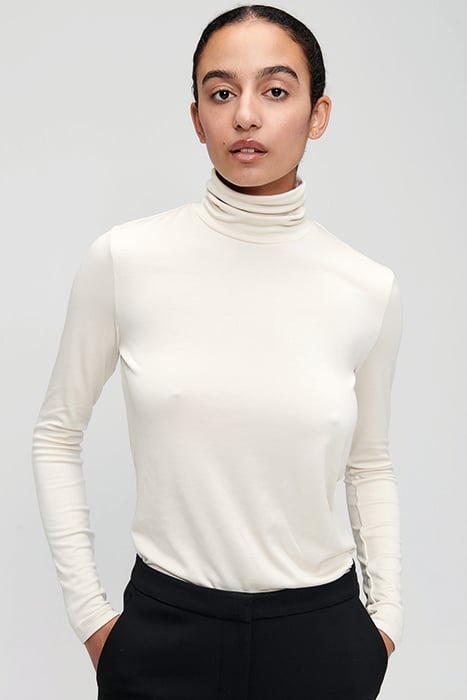 ROLL NECK TOP CREAM 3