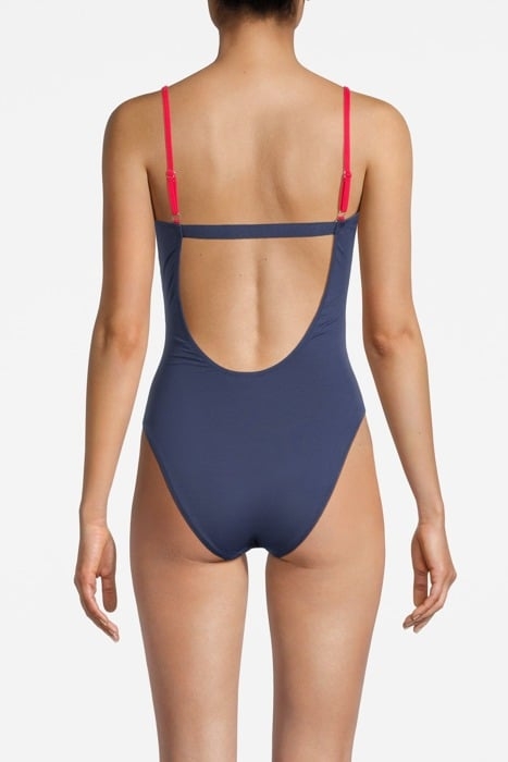 MEI SWIM SUIT TRUE RED-BLACK IRIS-BRIGHT WHITE 2