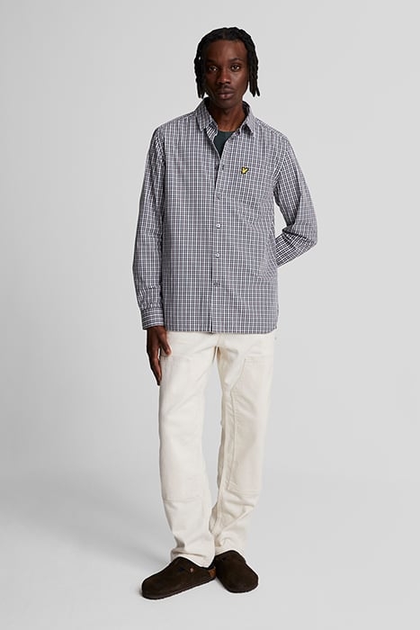 CHECKED GINGHAM SHIRT ARGYLE TEAL/ MOUNTAIN THISTLE 3