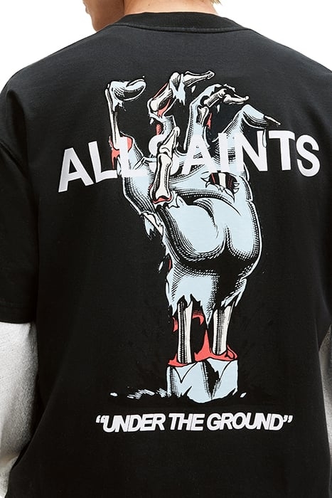 UNDERGANG SS CREW WASHED BLACK 6