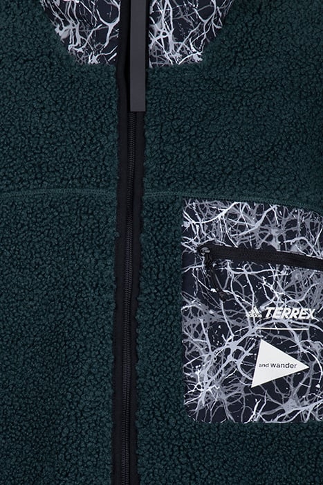 ADIDAS X AND WANDER – TERREX FLEECE JACKET GREEN 3