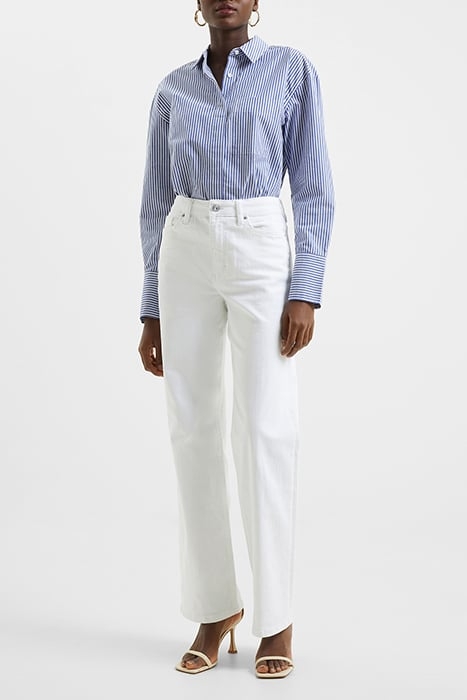 STRETCH WIDE LEG JN WHITE 2