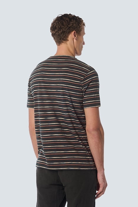 T-SHIRT CREWNECK MULTI COLOURED STRIPES NIGHT 2