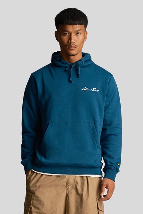 GRAPHIC SKI HOODIE APRES NAVY 1